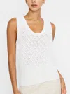 Brochu Walker The Otto Layered Tank In Salt White