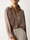 BROCHU WALKER THE ENZO BLOUSE