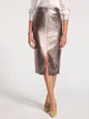 Brochu Walker The Esme Metallic Skirt In Gray