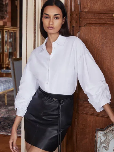Brochu Walker The Esme Mini Skirt In Black Onyx