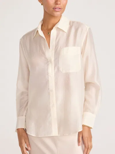 Brochu Walker The Everyday Voile Shirt In Neutral
