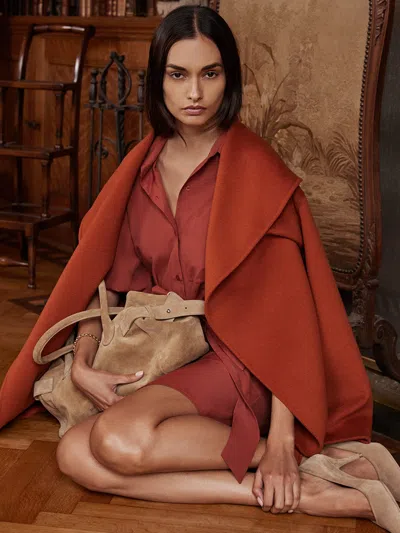 Brochu Walker The Finley Coat In Canyon Orange