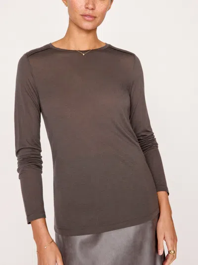 Brochu Walker The Georgie Long Sleeve Tee In Wren