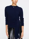 Brochu Walker The Greys Wrap Sweater In Blue