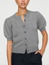 Brochu Walker The Havana Cardigan In Foggy Mélange