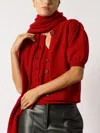 Brochu Walker The Havana Cardigan In Red