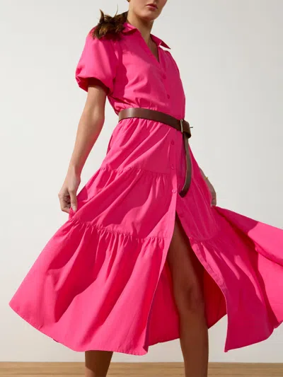 Brochu Walker The Havana Dress In Hot Pink