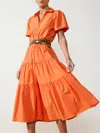 Brochu Walker Havana Dress In Tangerine