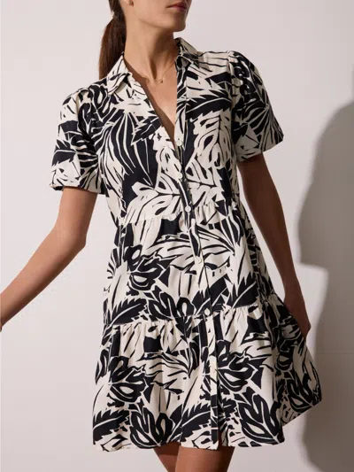 Brochu Walker The Havana Mini Dress In Palm Combo
