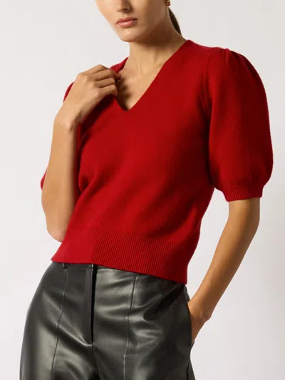 Brochu Walker The Havana Sweater In Red