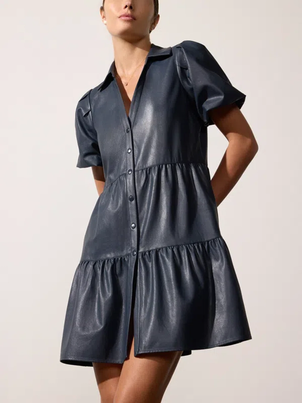 knee length dresses for ladies Ivory Havana Mini Dress Mina main image 0