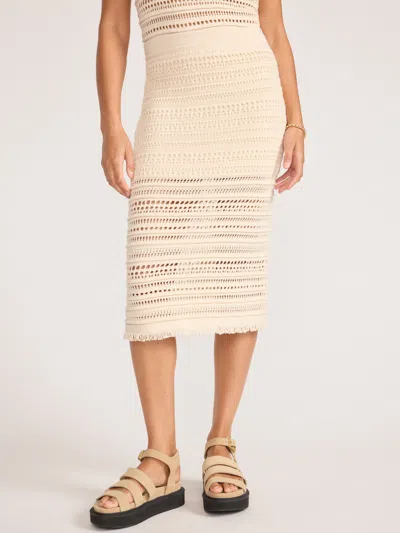 Brochu Walker The Indira Skirt In Sand