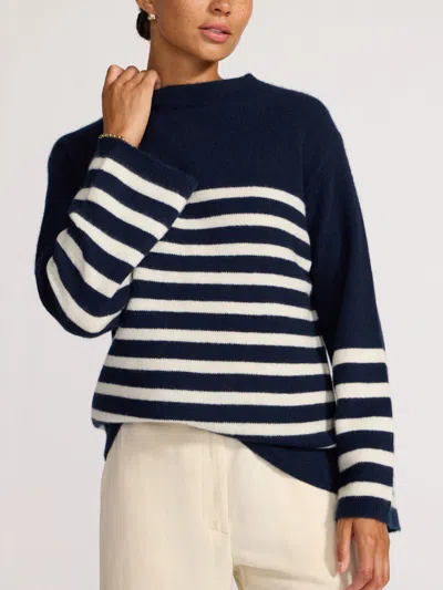 Brochu Walker The Iona Cashmere Sweater In Blue