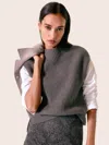 Brochu Walker The Joni Layered Looker In Hunter With White