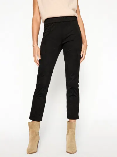 Brochu Walker The Juniper Vegan Suede Pant In Black Onyx