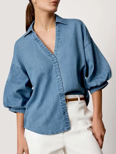 Brochu Walker The Kate Denim Shirt In Blue