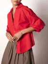 Brochu Walker The Kate Shirt In Poppy