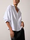 Brochu Walker The Kate Shirt In Salt White