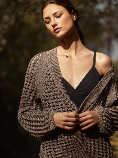 Brochu Walker The Keifer Metallic Cardigan