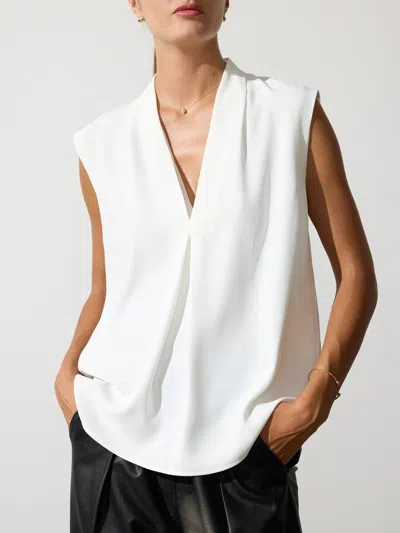 Brochu Walker The Letia Top In Ivory
