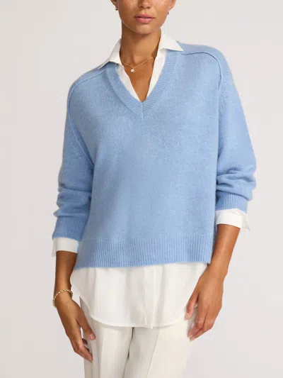 Brochu Walker The Looker Layered V-neck In Blue