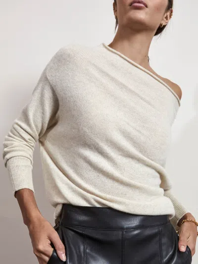 Brochu Walker The Lori Off Shoulder In Bisque Melange