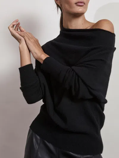 Brochu Walker The Lori Off Shoulder In Black Onyx
