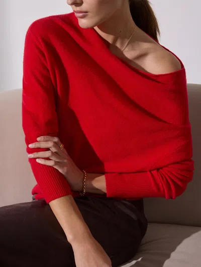 Brochu Walker The Lori Off Shoulder In Rouge