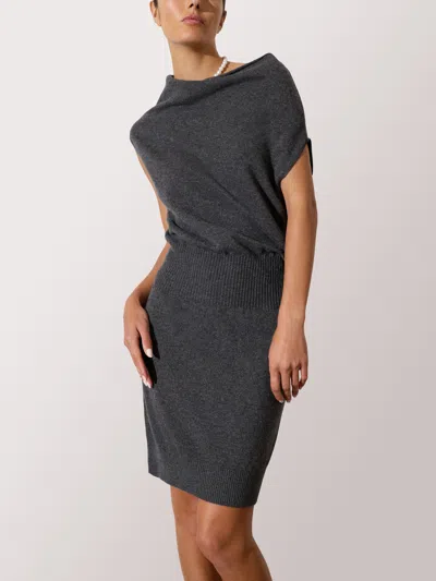 Brochu Walker The Lori Sleeveless Cashmere Mini In Gray