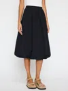 Brochu Walker The Loti Bubble Skirt In Black Onyx