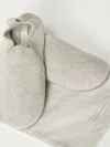 Brochu Walker The Luxe Slipper Socks With Vegan Suede In Light Chia Melange