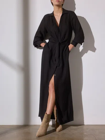 Brochu Walker The Madsen Maxi Dress In Black Onyx