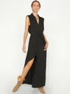 Brochu Walker The Madsen Sleeveless Maxi Dress In Black Onyx