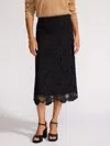 Brochu Walker The Mara Lace Skirt In Black