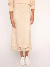 Brochu Walker The Mara Lace Skirt In Buff