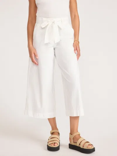Brochu Walker The Marina Cropped Pant In White