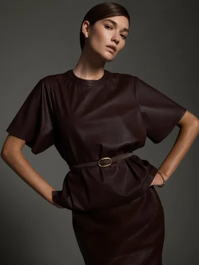 Brochu Walker The Miles Top In Burgundy