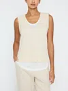 Brochu Walker The Morrow Layered Looker In Ecru With Bright White