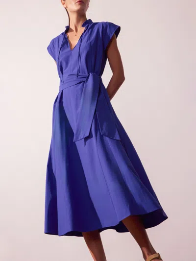 Brochu Walker The Newport Midi Dress In Cobalt