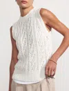 Brochu Walker The Otto Layered Tank In Salt White