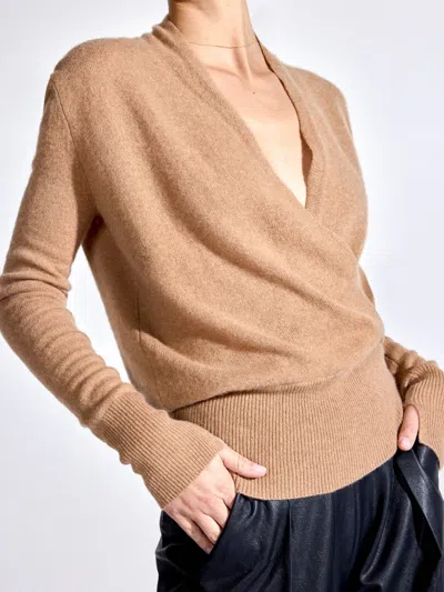 Brochu Walker The Phinneas Wrap In Camel Melange
