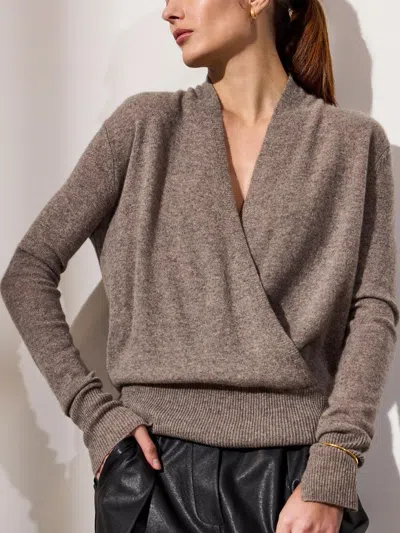 Brochu Walker The Phinneas Wrap In Otter Melange