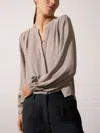 Brochu Walker The Phoebe Blouse In Farrow