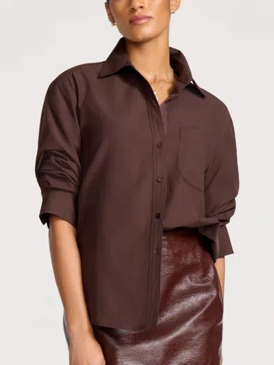 Brochu Walker The Pia Shirt In Brown