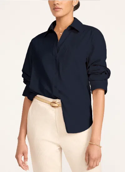 Brochu Walker The Pia Shirt In Navy