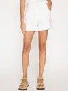 Brochu Walker The Pippa Cuffed Short In Salt White