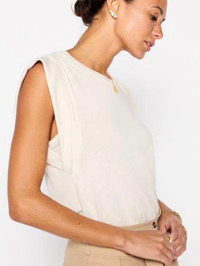 Brochu Walker The Reins Tee In Tallow Beige