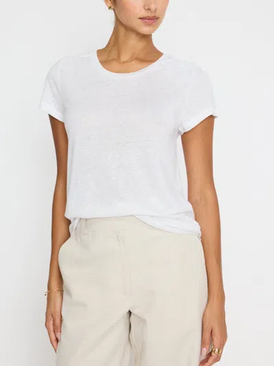 Brochu Walker The Remy Tee In Salt White