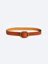 Brochu Walker The Saddle Belt In Cognac