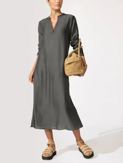 Brochu Walker The Sedna Voile Kaftan In Gray